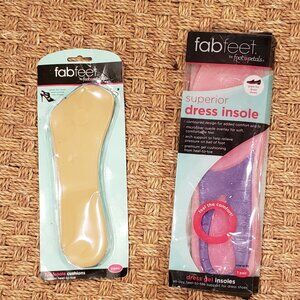 Fab Feet by Foot Petals 3/4  Insole Cushions and a Pair of Advanced Gel Insoles
